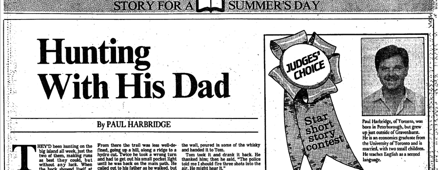 August 21, 1988: Hunting With His Dad